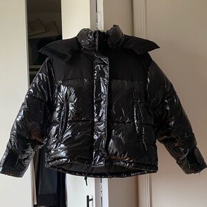 Black Zara Puffer